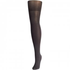 image of Aristoc Bodytoner tum, bum & tigh 60 denier opaque tights - Black