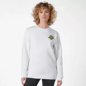 Image of Ghostbusters Slimer Pocket Square Sweatshirt - White - S