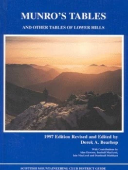 Image of Munros Tables by Derek Bearhop and Scottish Mountaineering Trust and Scottish Mountaineering Club Hardback