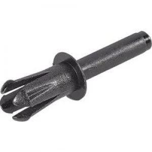 Image of Expanding rivet Hole 5.4mm Plastic Black PB Fastener