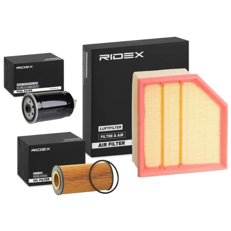 Image of RIDEX 4055F7785 Filter Set with gasket/seal, with pre-filter Filter Set (4055)