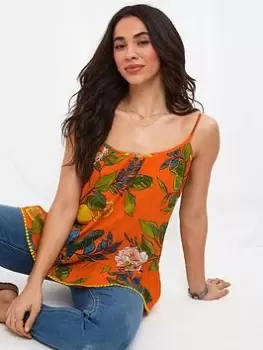 Image of Joe Browns Clementine Top Orange, Size 12, Women