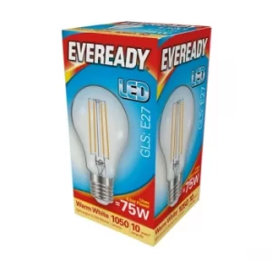 image of Eveready LED Filament GLS E27 1050LM ES 8.5W 27000K