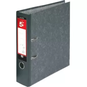 Image of Five Star - 5 Star Lever Arch File A4 Cloud Cover PK10 - Charcoal