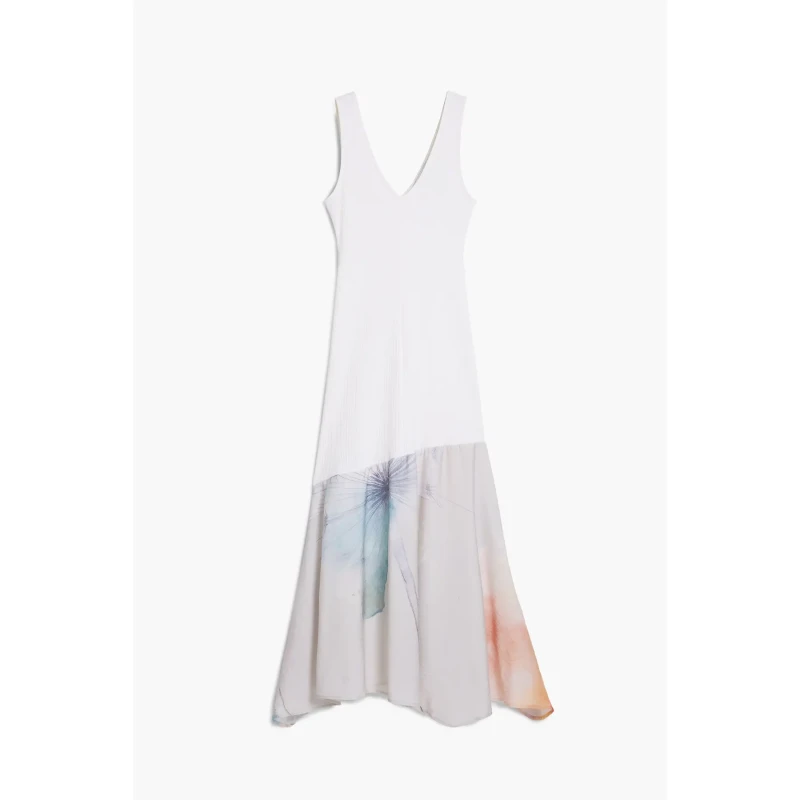 Image of Desigual Sleeveless dress For Her Desigual Dita Blanc Female XL