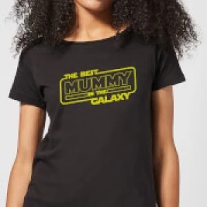 Image of Best Mummy In The Galaxy Womens T-Shirt - Black - 3XL