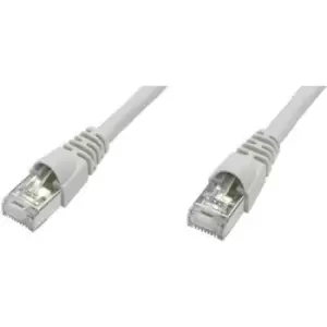 Image of Telegaertner L00006A0035 RJ45 Network cable, patch cable CAT 6A S/FTP 50.00 m Grey Flame-retardant, incl. detent, Flame-retardant, Halogen-free, UL-ap