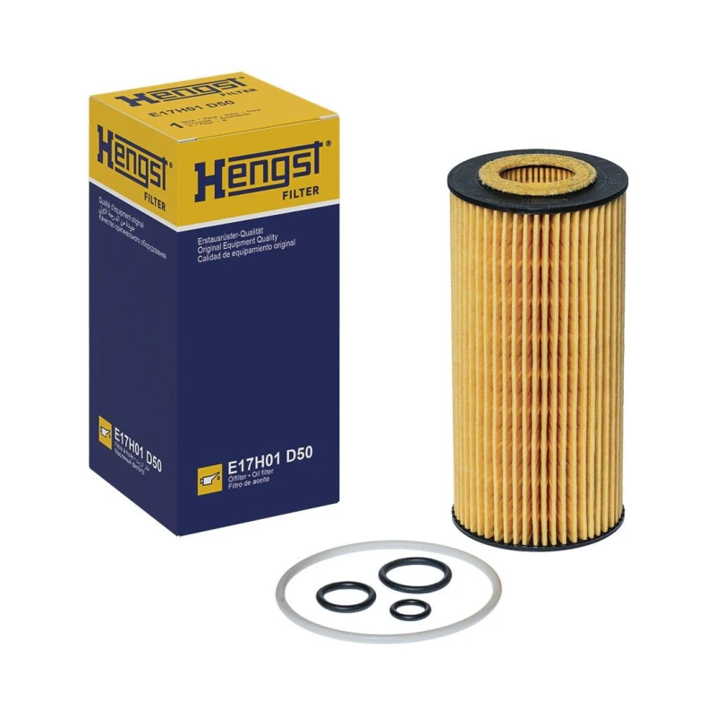 Image of HENGST FILTER E17H01 D50 Oil filter with gaskets/seals Oil Filter (7)