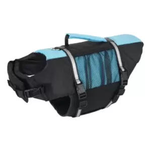 image of Bunty Adjustable Dog Life Jacket - Blue - Medium