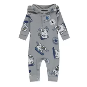 Converse Henley Thermal Coverall Baby Boys - Grey