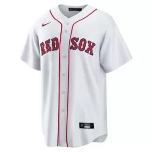 Image of Fanatics Mlb Official Replica Home Jersey Boston Red Sox, White/Red Red Sox, Male, Jerseys, T770-BQWH-BQ-XVH