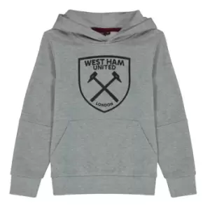 image of Source Lab Lab West Ham United OTH Hoodie Juniors - Grey