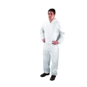 image of Non-Woven Coverall XLarge 46-50" White DC03