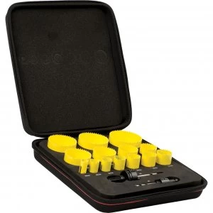 image of Starrett KFC14021 16 Piece General Purpose Hole Saw Set