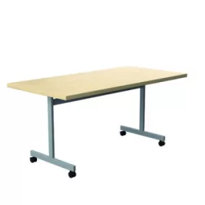 Image of Jemini Tilting Table 1600x700x730mm Maple/Silver KF816504