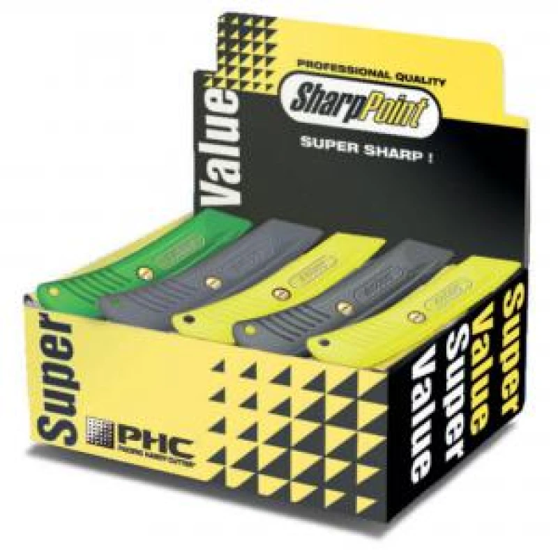 Image of PHC Pacific Handy Cutter Counter Top Display Unit C/W Knives - Pack of 20