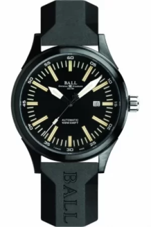 Image of Mens Ball Fireman Night Train DLC Automatic Watch NM2092C-P-BK