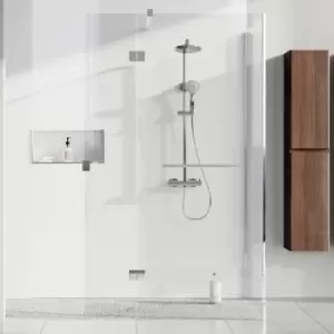Image of White Gloss PVC Shower Wall Panel - 2400 x 1000mm