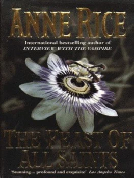 Image of The Feast of All Saints by Anne Rice Paperback