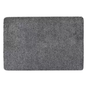 JVL Kensington Cotton Mat 60x90cm - Grey