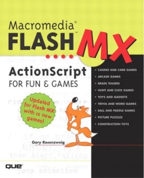 Image of Macromedia Flash MX ActionScript for fun & games by Gary Rosenzweig