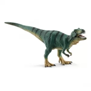 Image of Schleich Dinosaurs Tyrannosaurus Rex Juvenile Toy Figure- Green/Tan