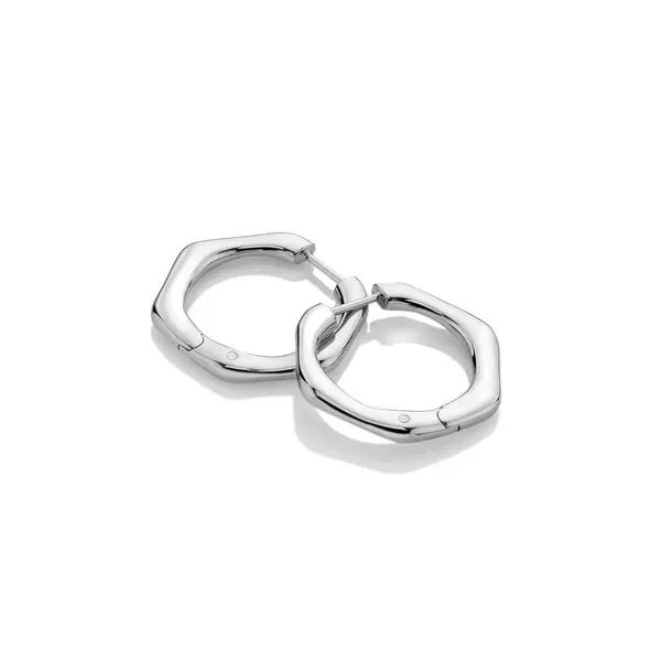 Image of Hot Diamonds Sterling Silver Fluid Earrings DE795