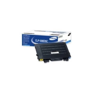 Image of Samsung CLP-500D5C Cyan Laser Toner Ink Cartridge