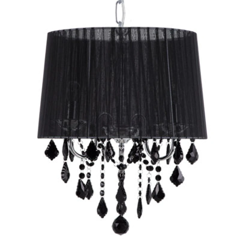 Image of Beliani Glam Chandelier Evans Black