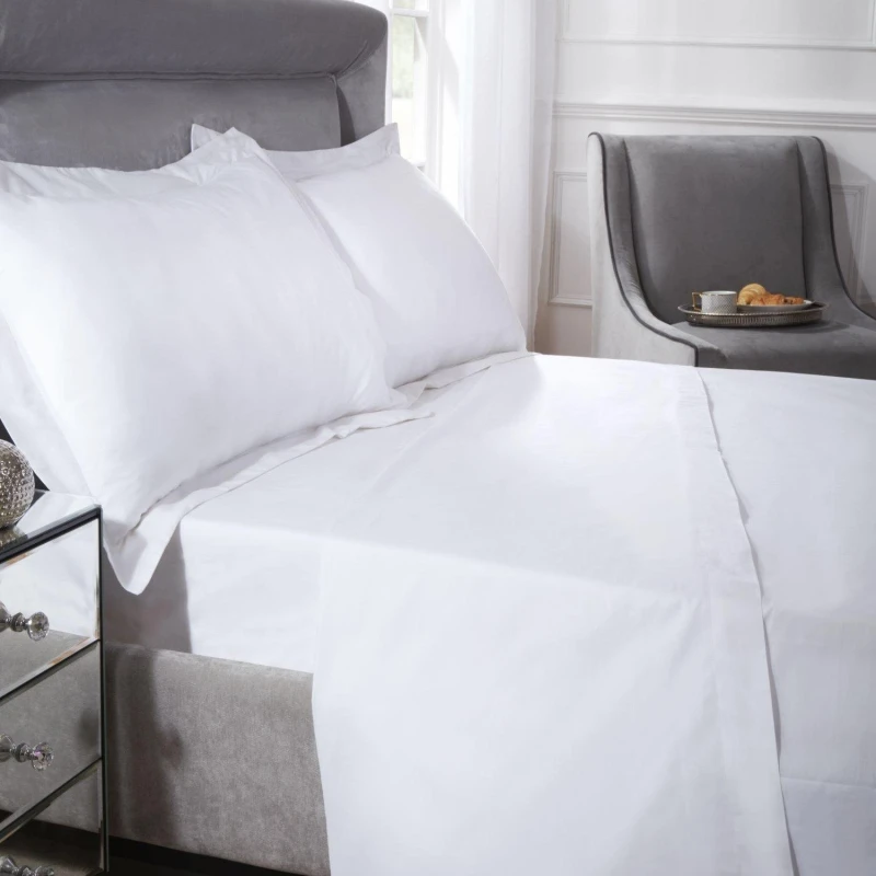 Image of 400 Thread Count Cotton - Extra Deep Fitted Sheet in White - Single - Emma Barclay TJ Hughes 5050238073784