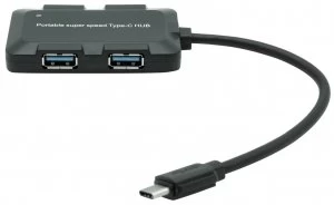 Image of Dynamode USB-C to 4 Port USB3 Hub