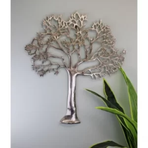 image of Large Metal Tree Of Life Wall Plaque