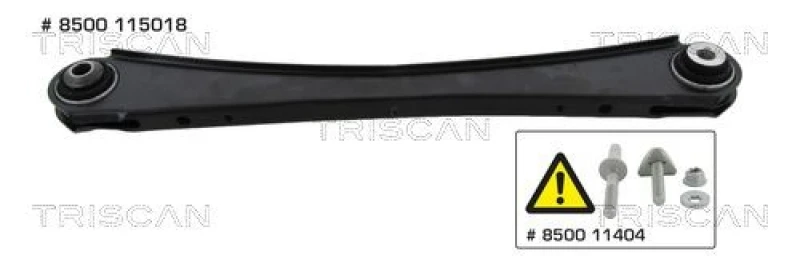 Image of TRISCAN Suspension arm TRISCAN 8500 115018
