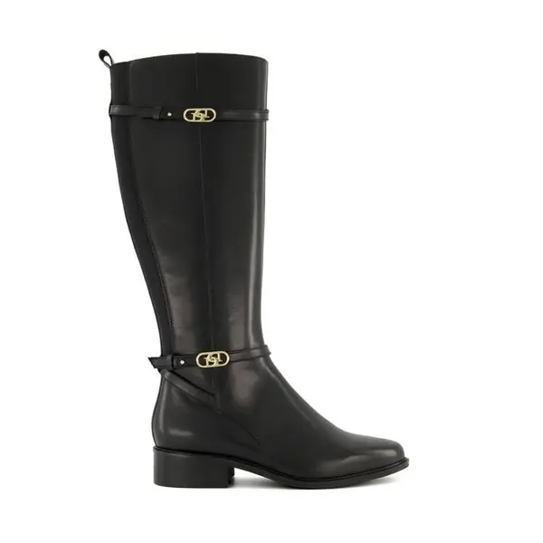 Image of Dune London Tap Knee High Boots 4 (37) Brown 24269605240
