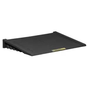 Image of Ramp for 2 Drum and larger EcoPolyBlend Accumulation Center, 100% recycled polyethylene, Black.