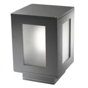 Image of Alfil Outdoor Pedestal Urban Grey 1x E27 IP44
