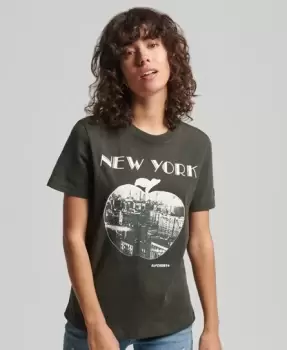 Image of Superdry Vintage Crossing Lines T-Shirt