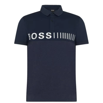 image of Boss Boss Pavel Polo Mens - Blue