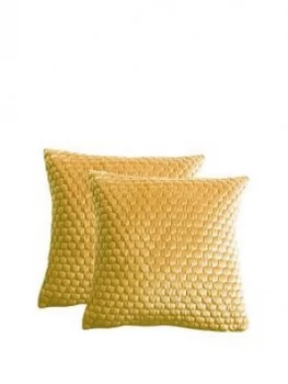 Image of Gallery Honeycomb Cushion - Pack Of 2