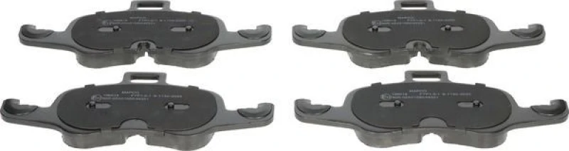 Image of MAPCO 106018 Brake pad set Front Axle, excl. wear warning contact Brake Pad Set,disc brake (402)
