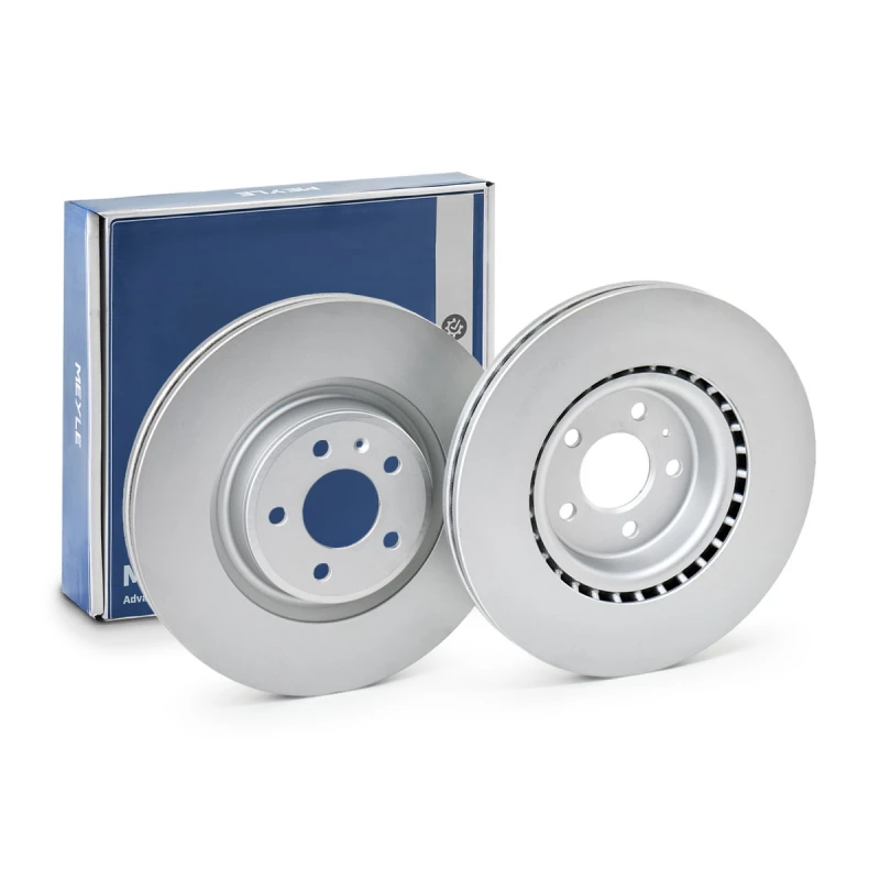Image of MEYLE 183 521 0007/PD Brake disc Front Axle, Vented, MEYLE-PD Quality, Zink flake coated, High-carbon, with bolts/screws Brake Disc (82)