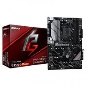 Image of ASRock X570 Phantom Gaming 4 AMD Socket AM4 Motherboard
