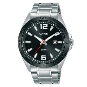 image of Lorus RH911NX9 Mens Sports Bracelet Watch with Brushed & Polished Finish Case