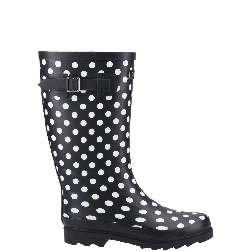 Image of Cotswold Womens Chilson Memory Foam Wellington Boots UK Size 4 (EU 37) Spot COT726-SPOT-4