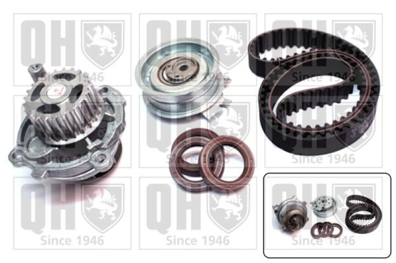 Image of QUINTON HAZELL Water pump and timing belt kit QUINTON HAZELL QBPK2681