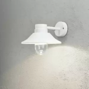 Image of Konstsmide Vega Outdoor Classic Dome Wall Lamp White LED 8W, IP54