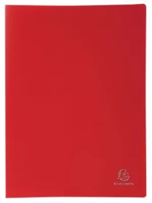 Image of Exacompta A4 Display Book Soft Eco Polypropylene 20 Pocket Red