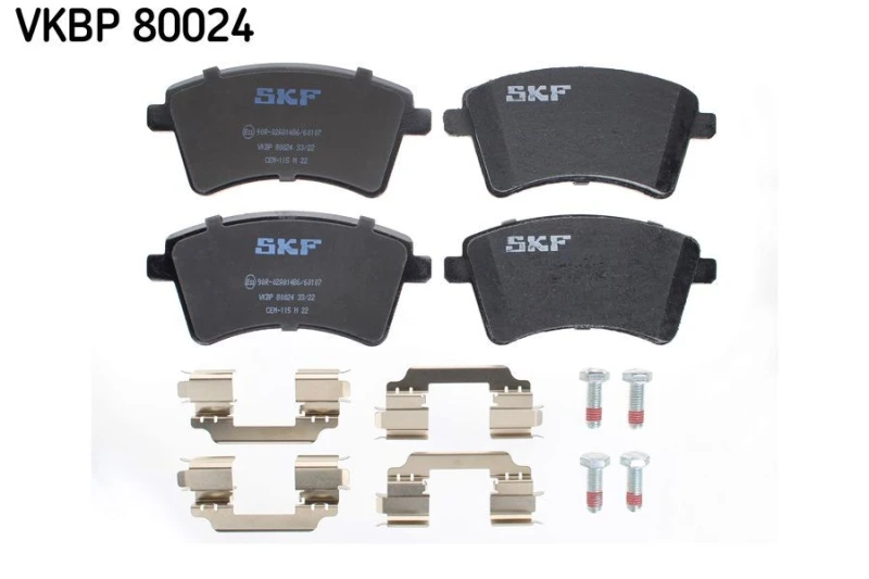 Image of SKF Brake pad set SKF VKBP 80024