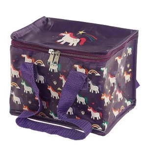 Image of Rainbow Unicorn Design Lunch Box Cool Bag