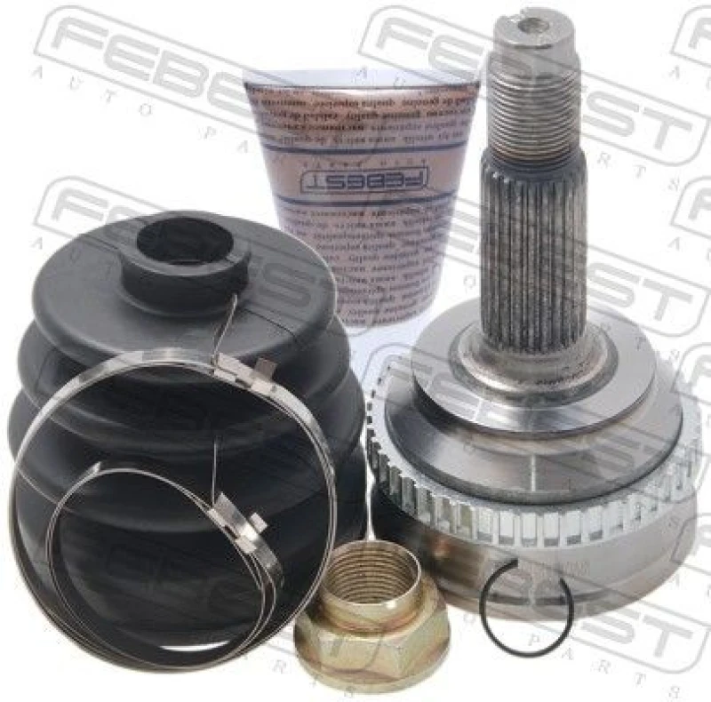 Image of FEBEST 0110-073A48 Joint, drive shaft Wheel Side, with ABS sensor ring Joint,drive shaft (236)